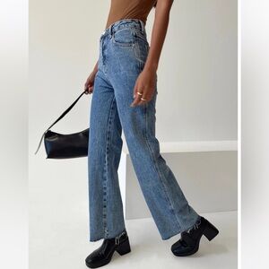 Princess Polly Size US 4 Wide Leg Jean, barely worn!
